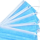 Nonwoven Disposable Protective Face Mask Air Purifying Meltblown Spunbonded 3 Layer