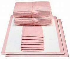 Absorbent Disposable Pee Pads L 60x60cm Eco Friendly Pink Puppy Training Pads