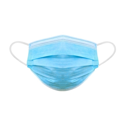 Disposable Protective Face Mask , Eco Friendly Non Woven Fabric Face Mask 17.5cm*9.5mm
