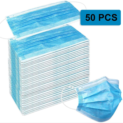 EarLoop Protective Face Mask NonWoven Fabrics Doctor Mouth Mask