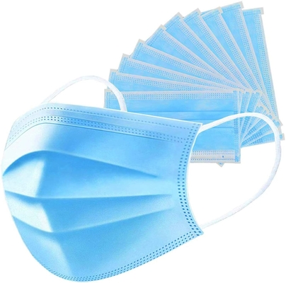 Trilayer NonWoven Anti Pollution Nose Mask Disposable SS Nonwoven