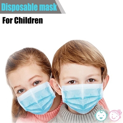 Kids Disposable Face Mask 3 Ply Cute Cartoon Non Woven Fabric Mask