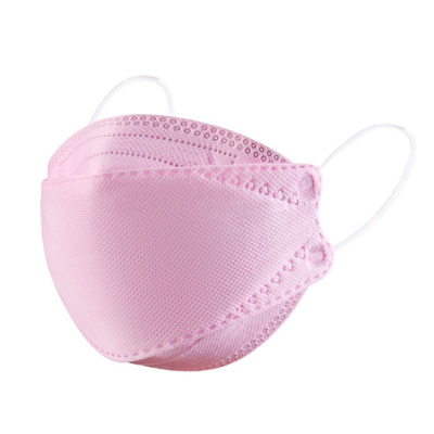 pink  KF94 Face Mask 4 Ply Prevent Flu Hypoallergenic Skin Friendly