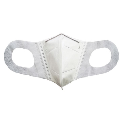 Flat 3D Protective Face Mask Respirator Dustproof Face Mask Fold Vertical
